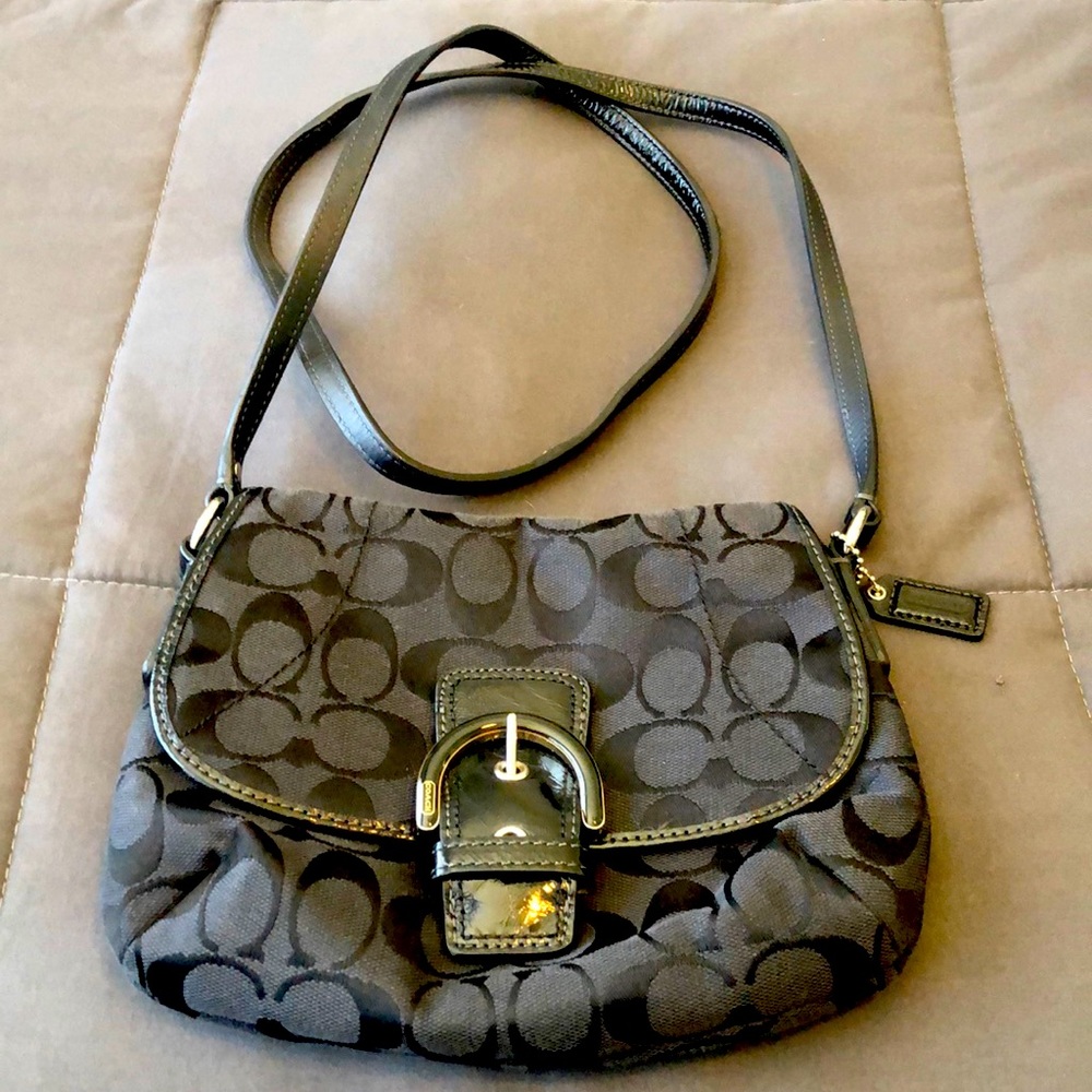 Coach black purse.